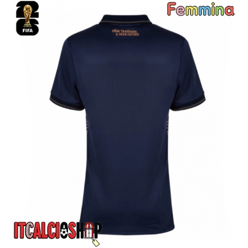 Ecuador Seconda Maglia Femmina Mondiali 2026 Manica Corta